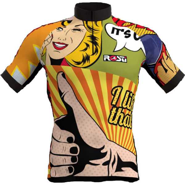 Rosti POP ART  2XL - Pánský cyklistický dres Rosti