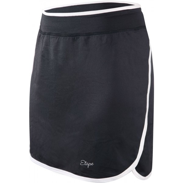 Etape SKIRT SUKNE W černá XL - Dámská cyklistická sukně Etape