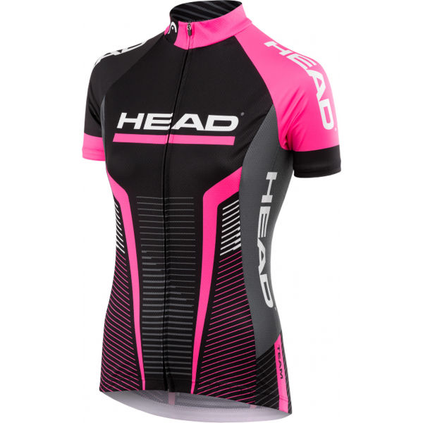 Head LADY JERSEY TEAM černá XL - Dámský cyklistický dres Head