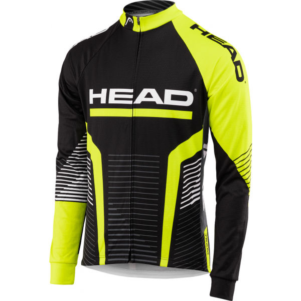 Head LONG SLEEVE JERSEY černá XL - Dres s dlouhým rukávem Head