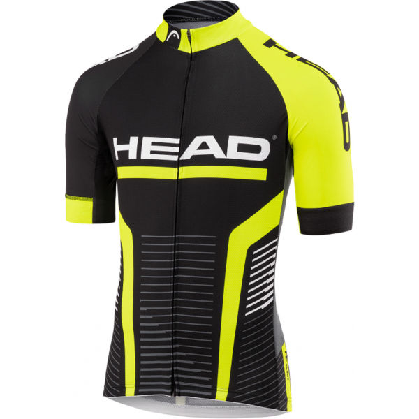 Head MEN JERSEY TEAM černá M - Pánský cyklistický dres Head