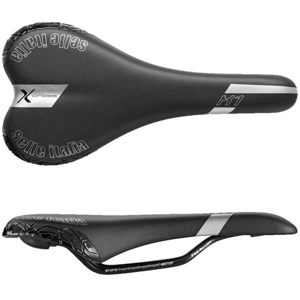 Selle Italia X1 X-CROSS Černá NS - Pánské sedlo na kolo Selle Italia